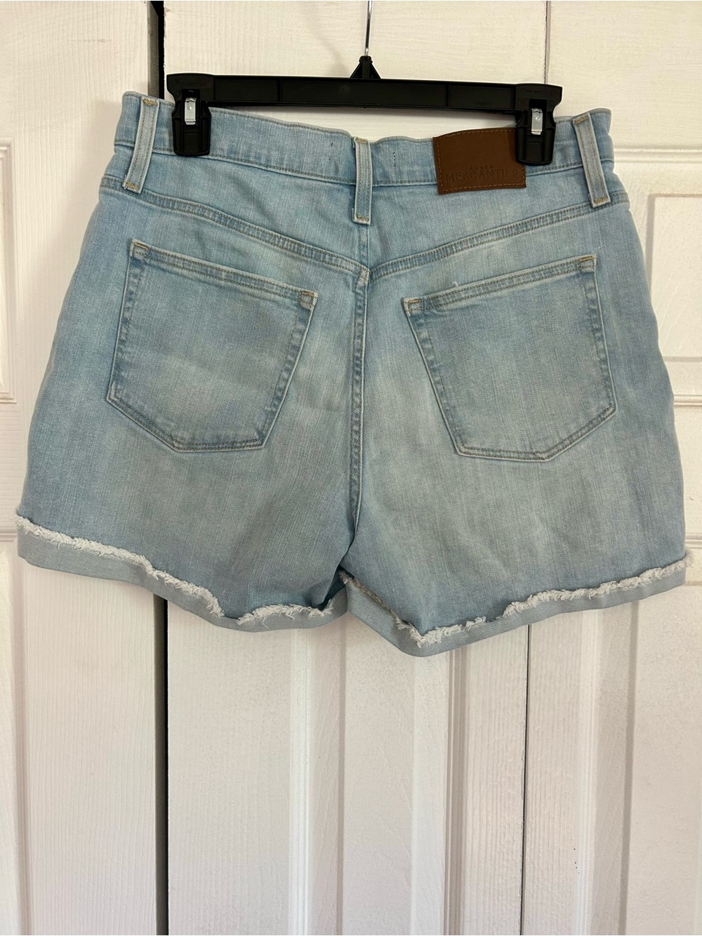 J. Crew Mercantile Light Wash Button-Fly Denim Shorts - Picture 5 of 6